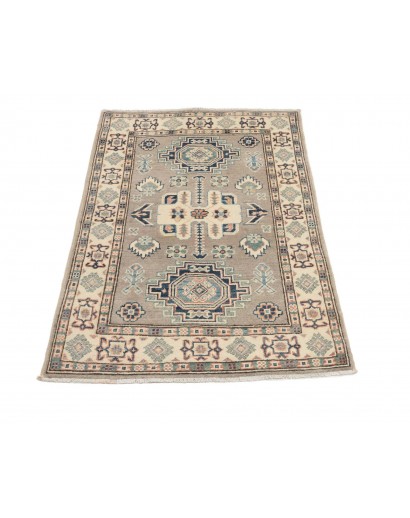 Tappeto Kazak Afghanistan azzurro marrone 83x125