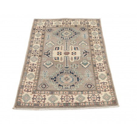 Tappeto Kazak Afghanistan azzurro marrone 83x125