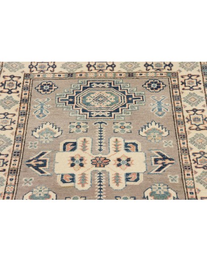 Tappeto Kazak Afghanistan azzurro marrone 83x125