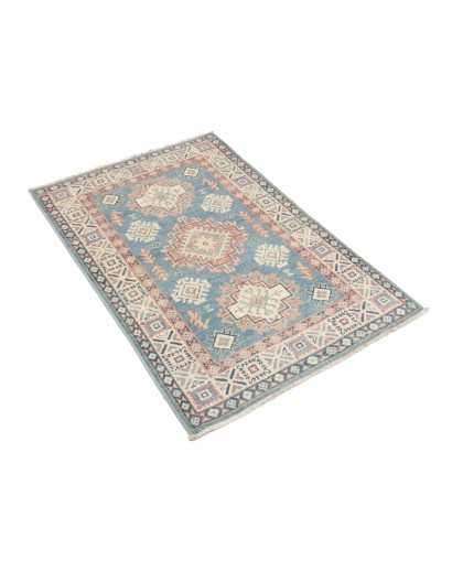 Tappeto Kazak Afghanistan beige grigio 82x127