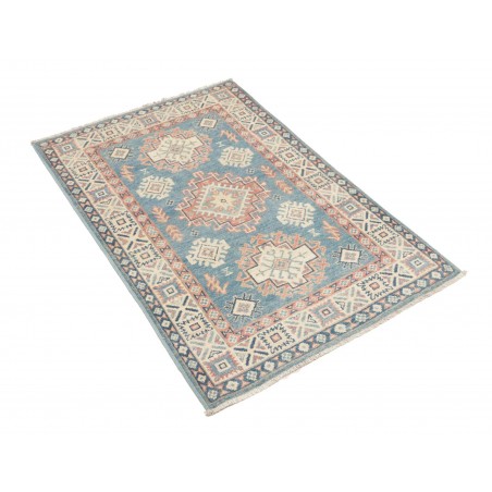 Tappeto Kazak Afghanistan beige grigio 82x127