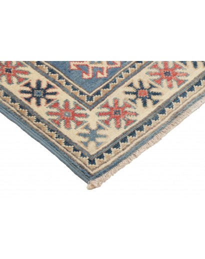Tappeto Kazak Afghanistan marrone azzurro 61x89