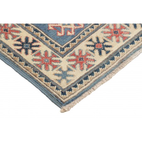Tappeto Kazak Afghanistan marrone azzurro 61x89