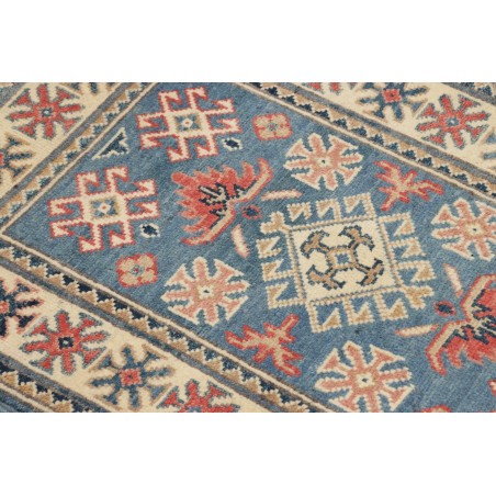 Tappeto Kazak Afghanistan marrone azzurro 61x89