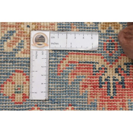 Tappeto Kazak Afghanistan marrone azzurro 61x89
