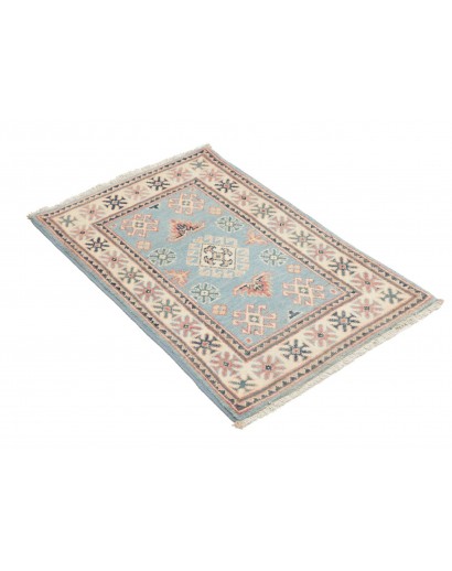 Tappeto Kazak Afghanistan beige bianco 61x94