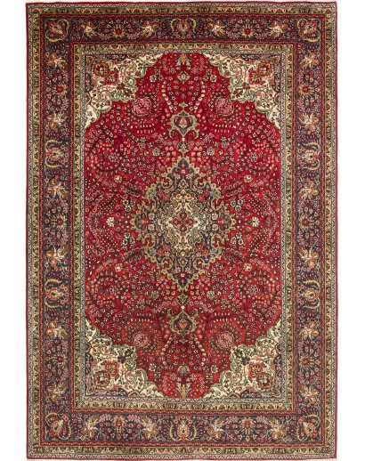 Tappeto Tabriz Persia marrone grigio 202x300