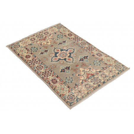Tappeto Kazak Afghanistan marrone grigio 63x91