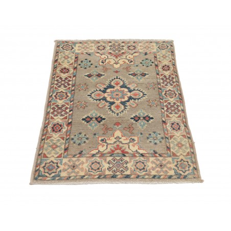 Tappeto Kazak Afghanistan marrone grigio 63x91
