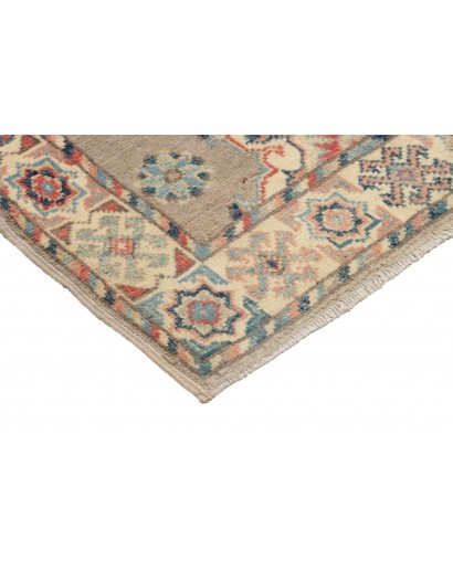 Tappeto Kazak Afghanistan marrone grigio 63x91