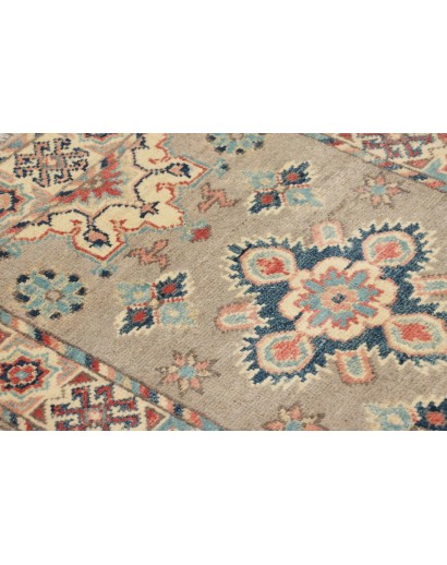Tappeto Kazak Afghanistan marrone grigio 63x91