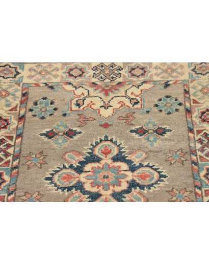 Tappeto Kazak Afghanistan marrone grigio 63x91