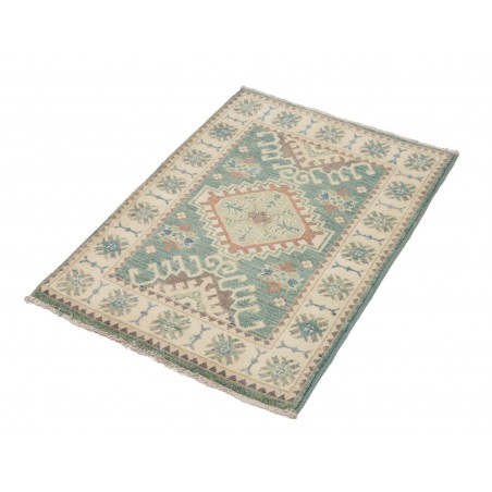 Tappeto Kazak Afghanistan beige bianco 61x90