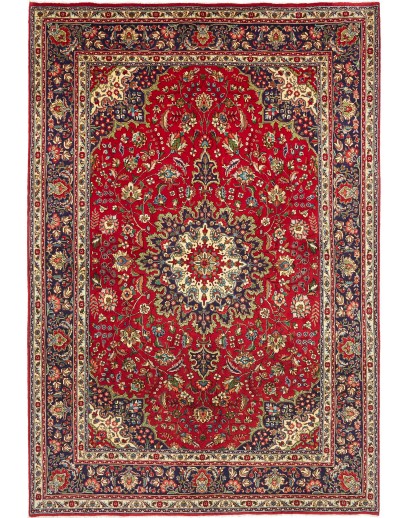 Tappeto Tabriz Persia marrone grigio 200x300