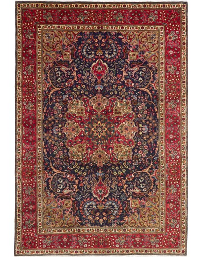 Tappeto Tabriz Persia marrone 205x300