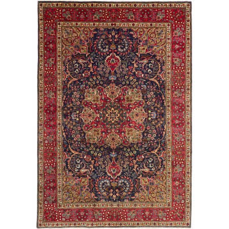 Tappeto Tabriz Persia marrone 205x300