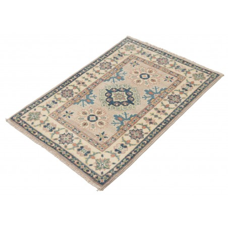 Tappeto Kazak Afghanistan beige grigio 60x85