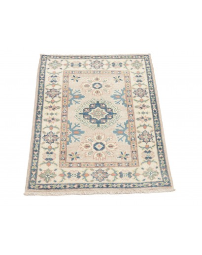Tappeto Kazak Afghanistan beige grigio 60x85