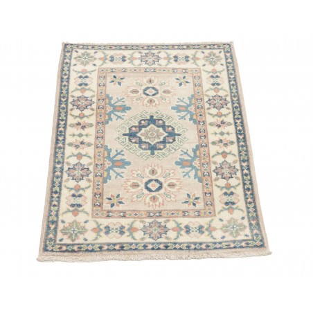 Tappeto Kazak Afghanistan beige grigio 60x85