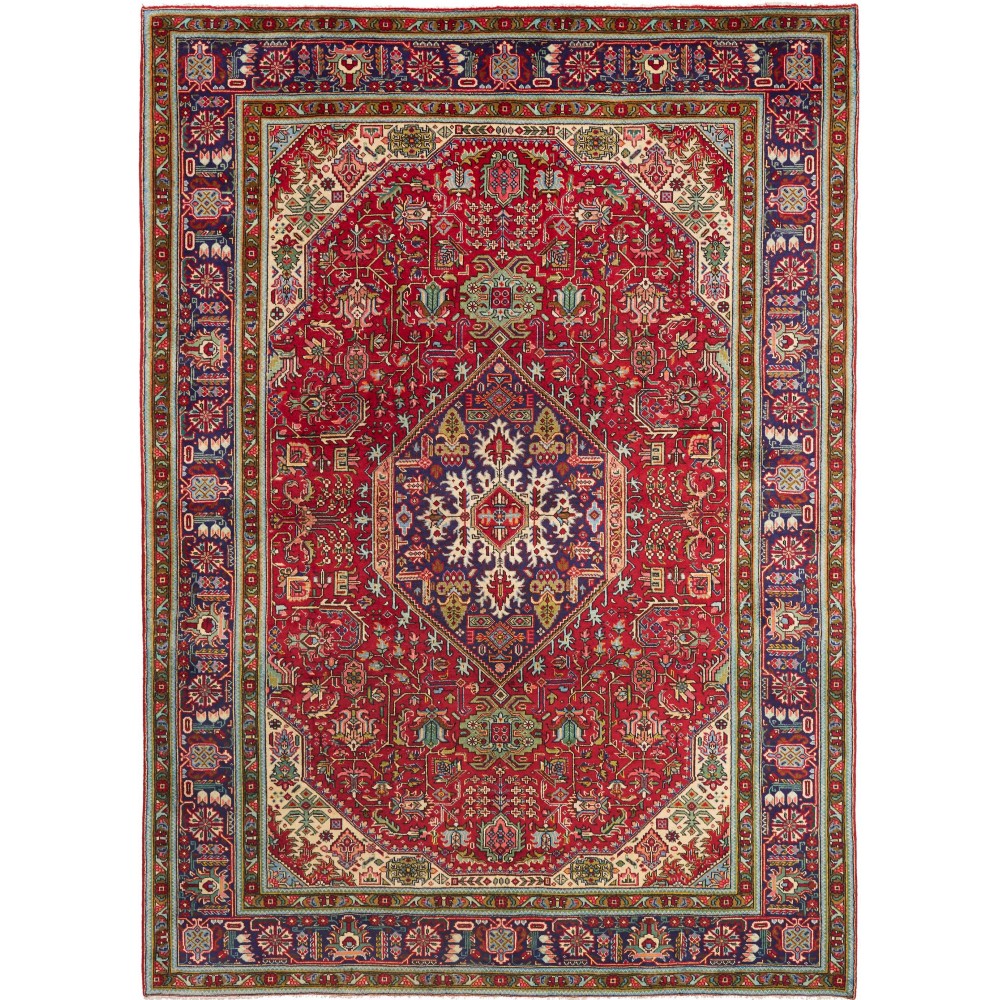 Tappeto Tabriz Persia marrone grigio 208x290 Tappeto Tabriz Persia marrone grigio 208x290