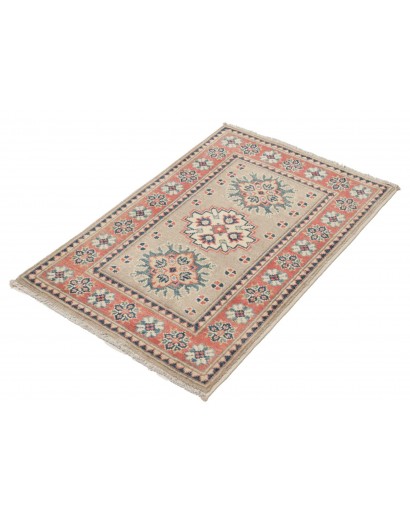 Tappeto Kazak Afghanistan marrone rosso 64x90