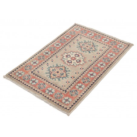 Tappeto Kazak Afghanistan marrone rosso 64x90