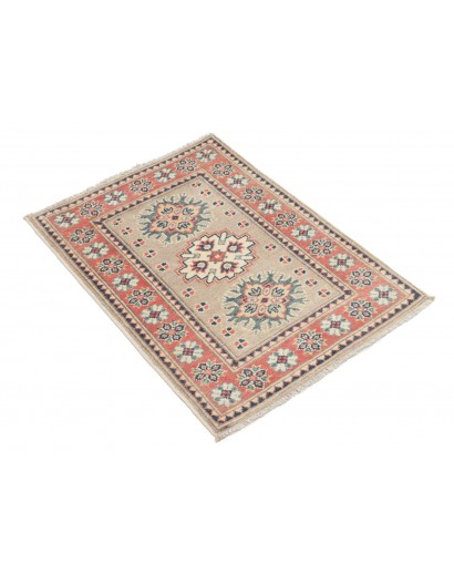Tappeto Kazak Afghanistan marrone rosso 64x90