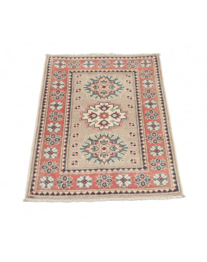 Tappeto Kazak Afghanistan marrone rosso 64x90