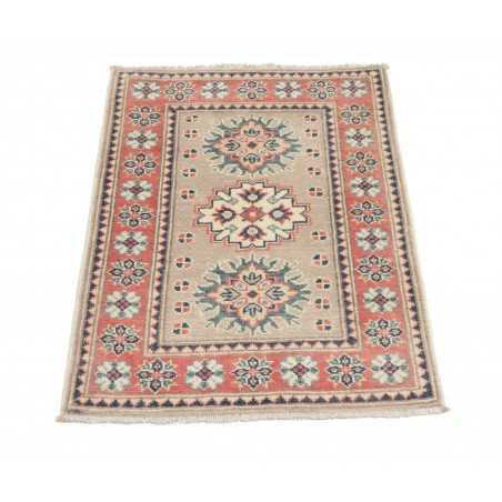 Tappeto Kazak Afghanistan marrone rosso 64x90