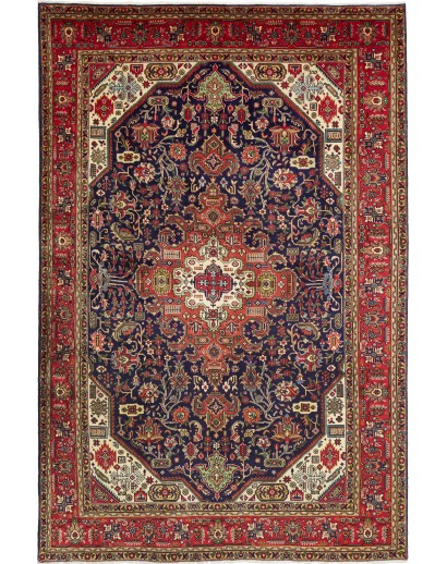 Tappeto Tabriz Persia marrone 208x313