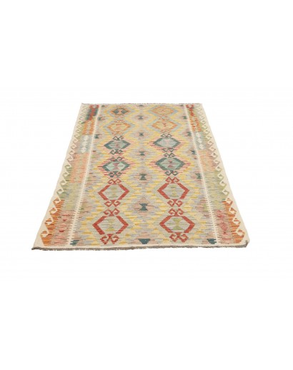 Tappeto Kilim Afghanistan marrone 121x181