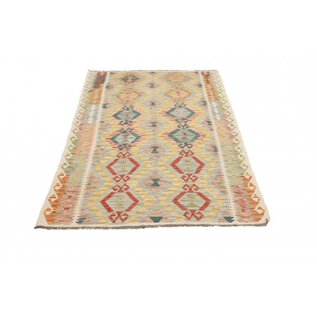 Tappeto Kilim Afghanistan marrone 121x181