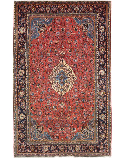 Tappeto Sarough Persia marrone grigio 198x315