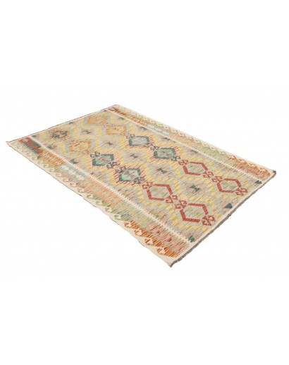 Tappeto Kilim Afghanistan marrone 121x181