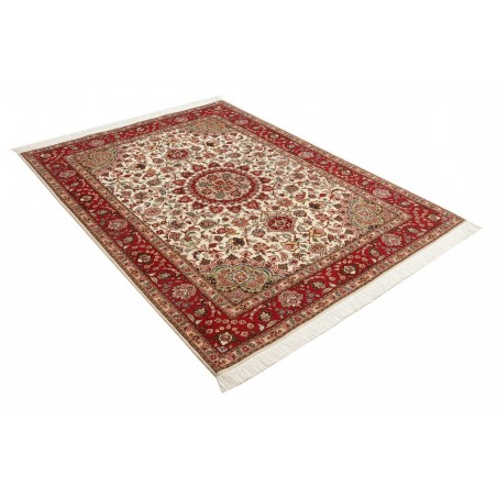 Tappeto Tabriz 50 Raj Persia marrone 150x207