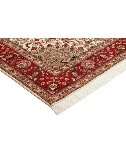 Tappeto Tabriz 50 Raj Persia marrone 150x207