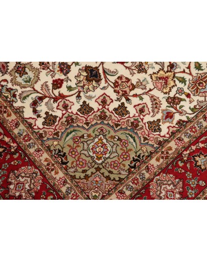 Tappeto Tabriz 50 Raj Persia marrone 150x207