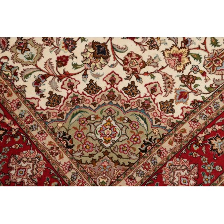 Tappeto Tabriz 50 Raj Persia marrone 150x207