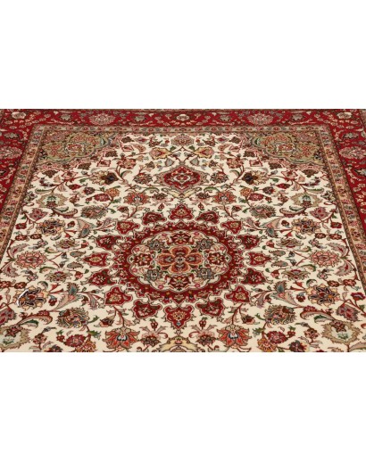 Tappeto Tabriz 50 Raj Persia marrone 150x207
