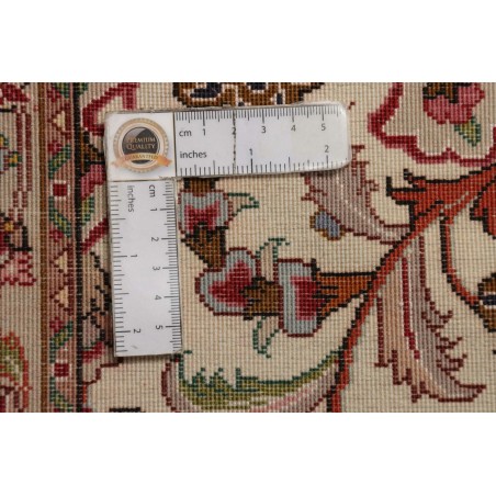 Tappeto Tabriz 50 Raj Persia marrone 150x207