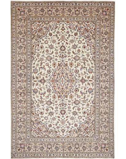 Tappeto Kashan Persia bianco verde 192x290