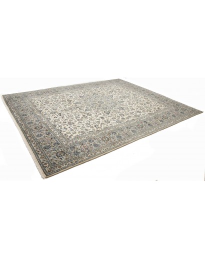 Tappeto Kashan Persia beige azzurro 292x360