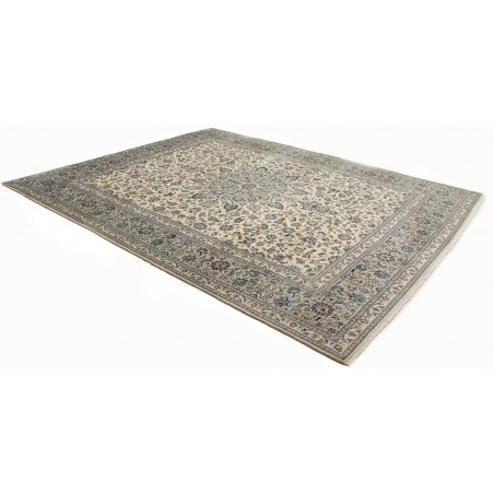 Tappeto Kashan Persia beige azzurro 292x360