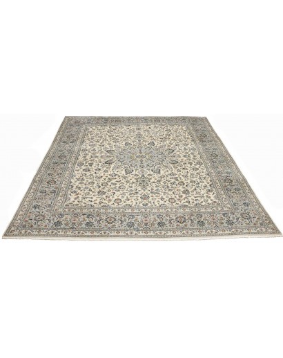 Tappeto Kashan Persia beige azzurro 292x360