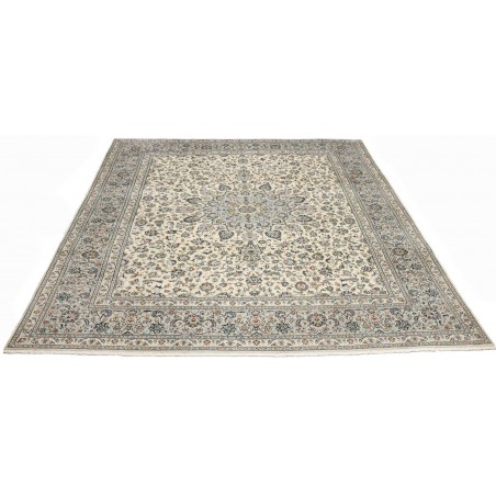 Tappeto Kashan Persia beige azzurro 292x360