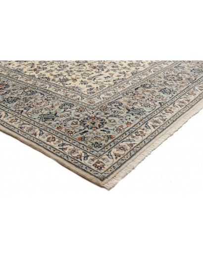 Tappeto Kashan Persia beige azzurro 292x360