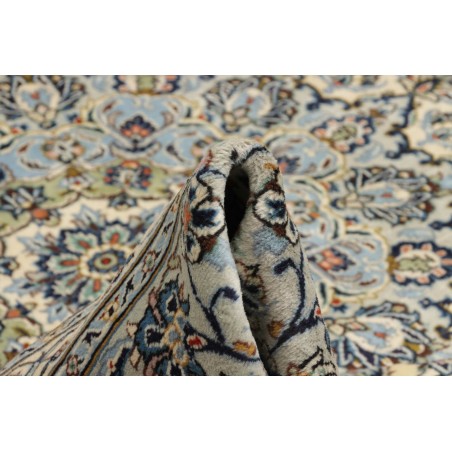 Tappeto Kashan Persia beige azzurro 292x360
