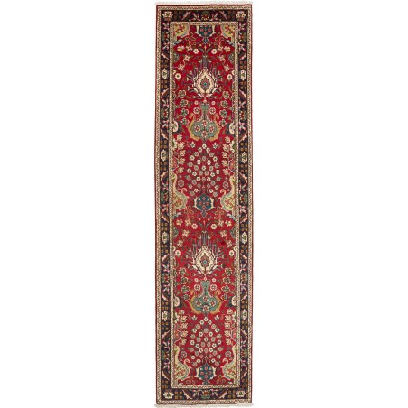Tappeto Tabriz Persia marrone giallo 80x343