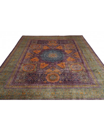 Tappeto Mamlouk Pakistan azzurro beige 243x303