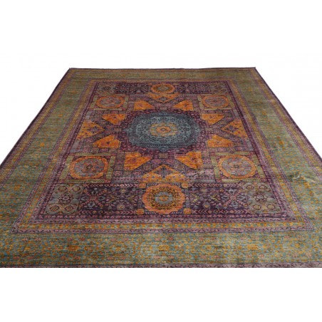 Tappeto Mamlouk Pakistan azzurro beige 243x303